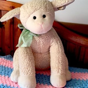 Bearington Baby Collection Large stuffed Lamb. Like new.